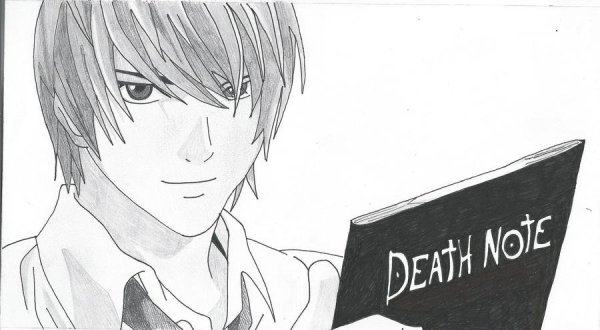 Рисунки Кира тетрадь смерти