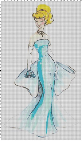 Золушка для рисования