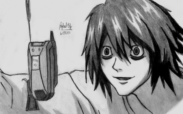 Рисунки Кира тетрадь смерти