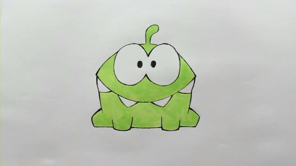 Ам Ням рисунок карандашом