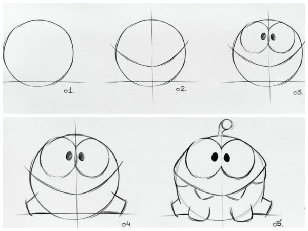 Как нарисовать ам няма