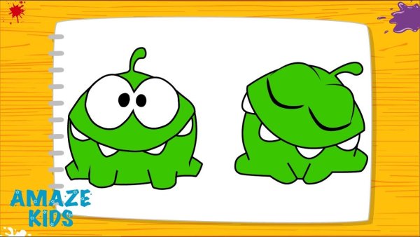 Как нарисовать ам Ням