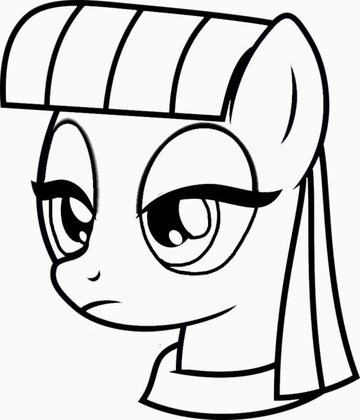 Рисунки для срисовки пони