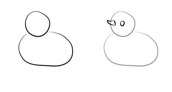 Серая шейка раскраска