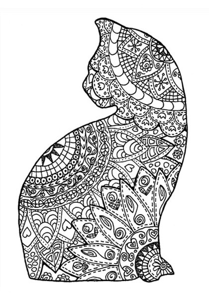 Раскраски антистресс бабочки