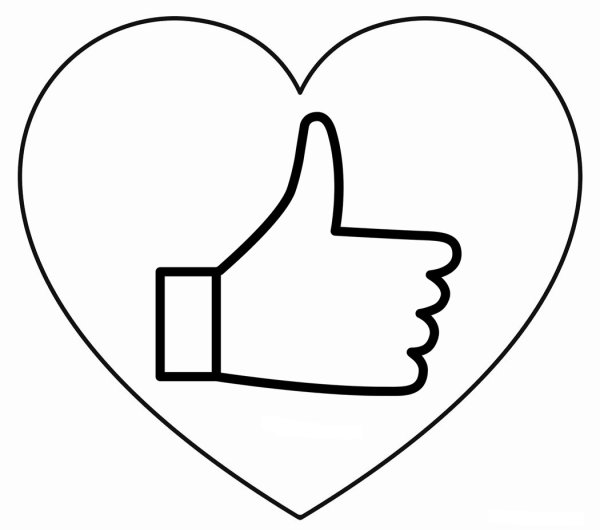 Раскраска лайк