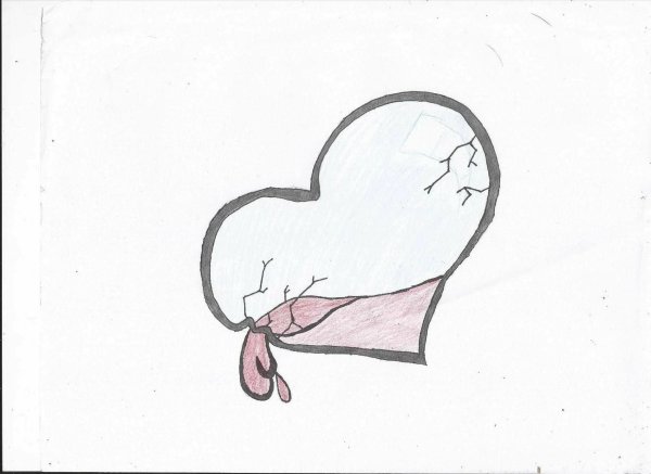 Рисунки для срисовки сердечки