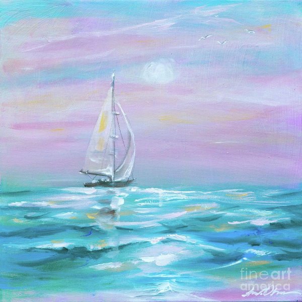 Морской пейзаж акварелью для начинающих