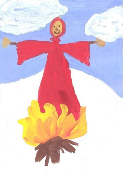 Праздник Масленица рисунок