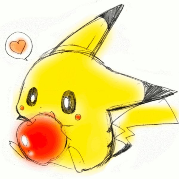 Пикачу для срисовки милые