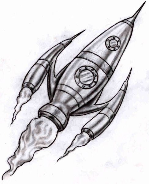 Космический корабль эскиз