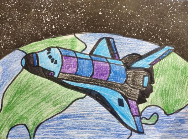 Рисование космический корабль