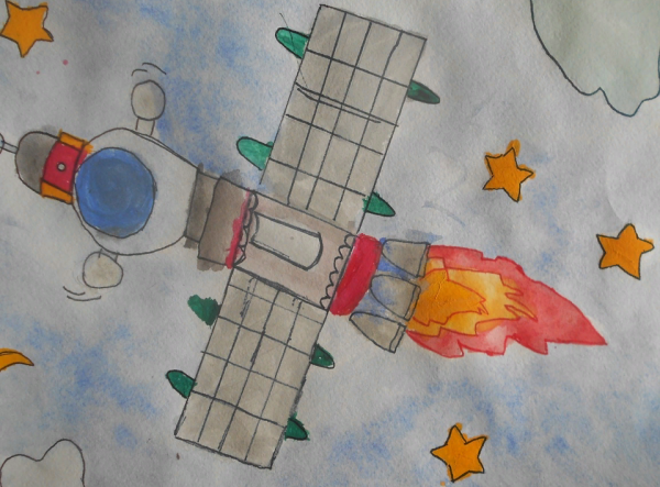 Рисование космический корабль