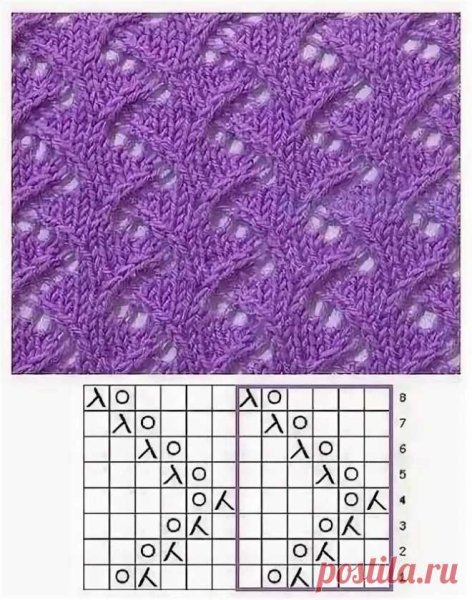 Узоры спицами от Аверчевой