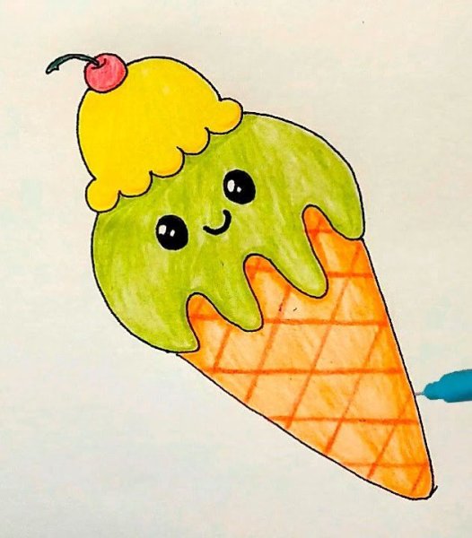 Рисунки для срисовки еда