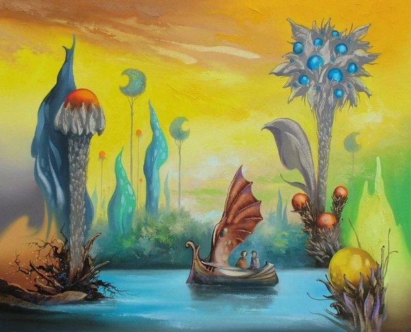 Сказочные фантастические пейзажи