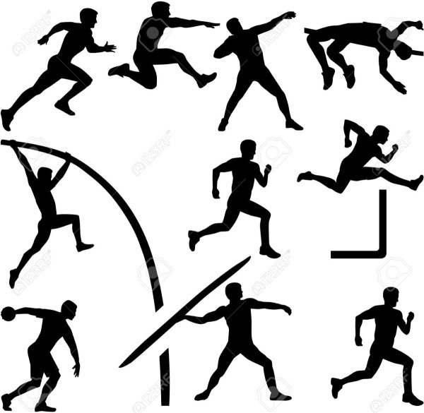 Легкая атлетика рисунок детский