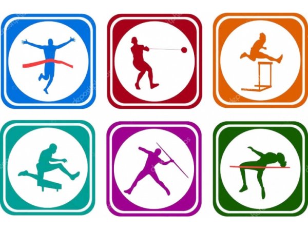 Легкая атлетика рисунок