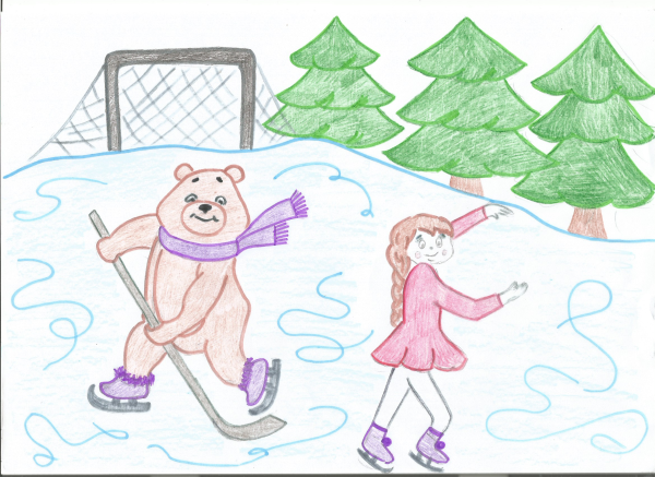 Снежная крепость для детей