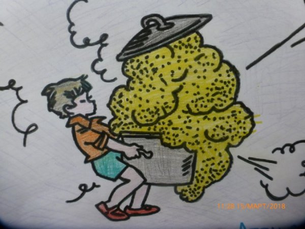 Мишкина каша иллюстрации к рассказу