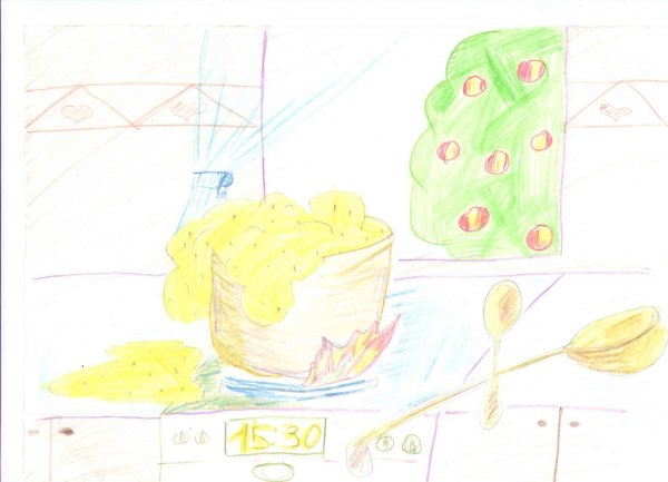 Мишкина каша рисунки детей