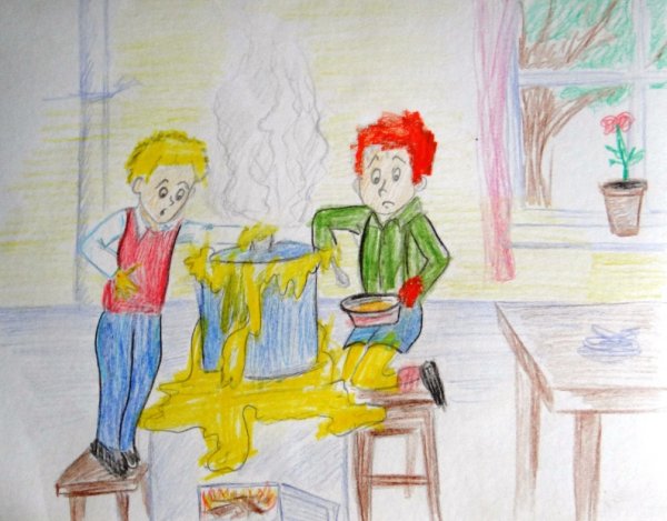 Мишкина каша Носов самоваром