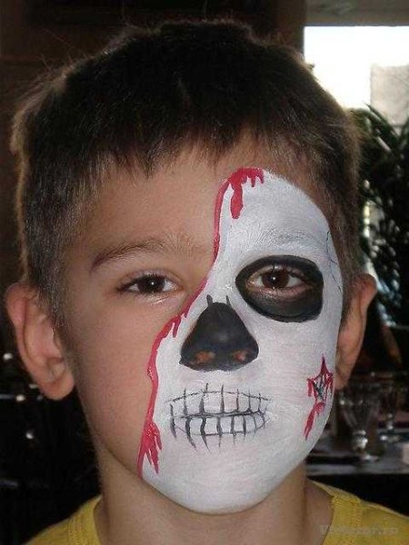 Аквагрим маски для Хэллоуина