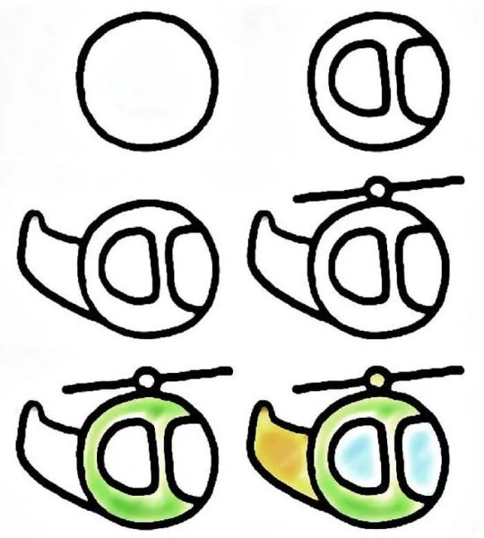 Пошаговое рисование для малышей