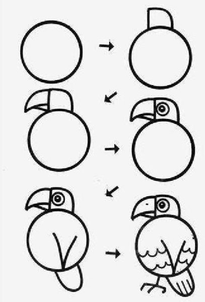 Рисование цыпленок