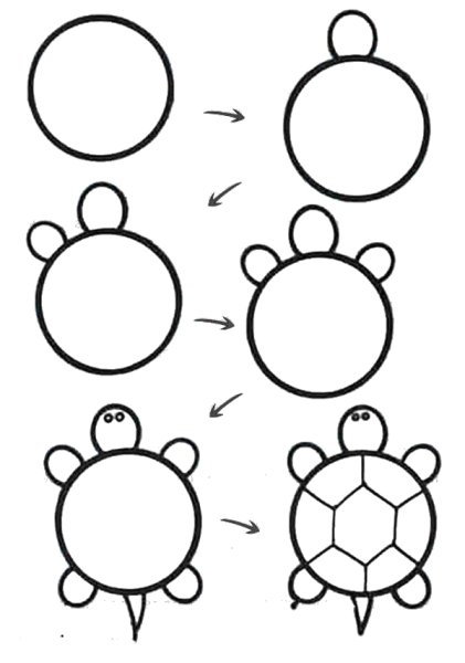 Самые легкие рисунки