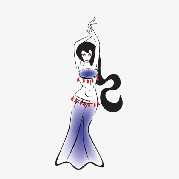 Восточные танцы рисунок