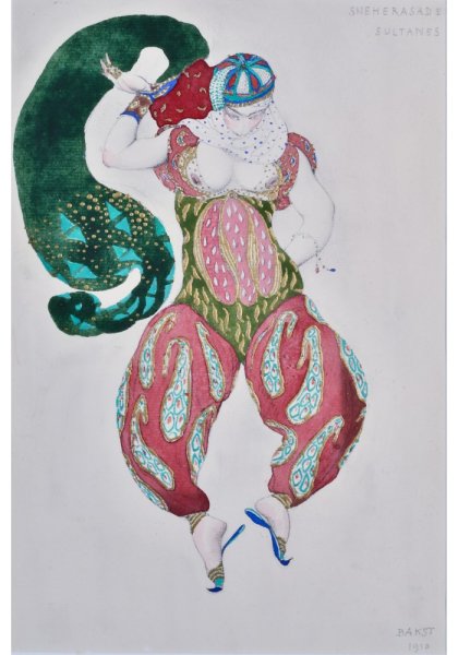 Иллюстрация к симфонической сюите Шахерезада