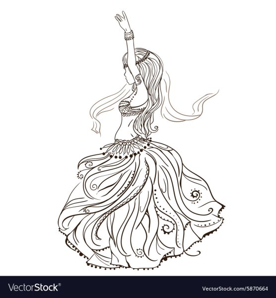 Эсмеральда раскраска