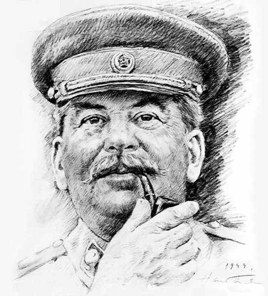Раскраска Иосиф Виссарионович