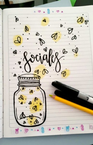 Милые рисунки для оформления тетради