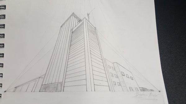 Город будущего рисунок