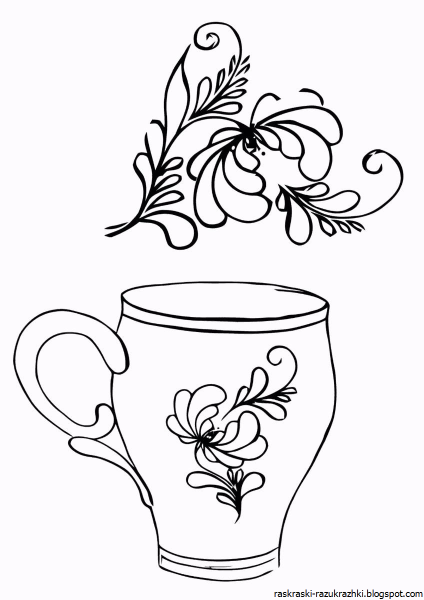 Гжель рисунок