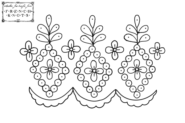 Гангур орнамент народной вышивки Славянского населения Кубани