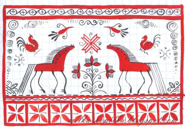 Русская народная вышивка изо 5