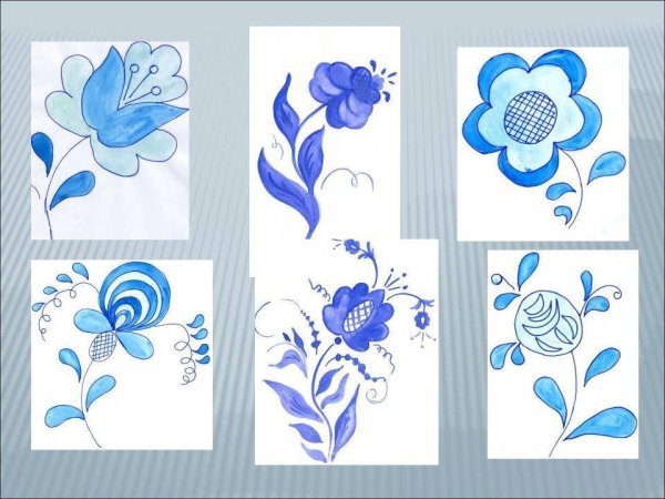 Гжель в полосе