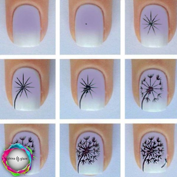 Рисование на ногтях животные