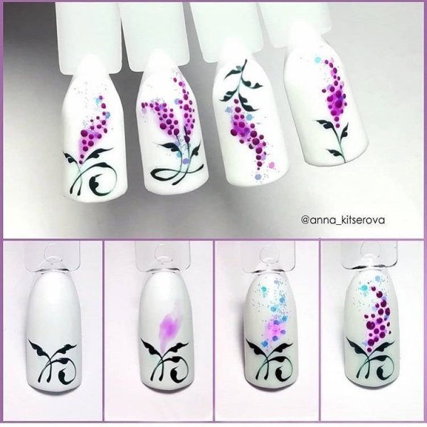 Узоры на ногтях для начинающих