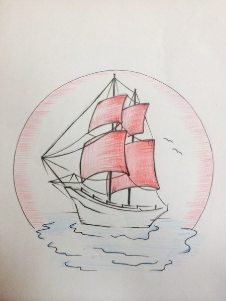 Ассоль Алые паруса портрет