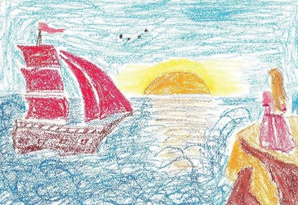 Алые паруса рисунок