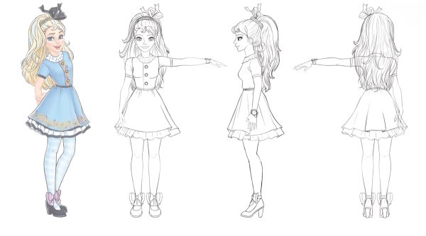 Рисунки для срисовки и для девочек 8-10 лет