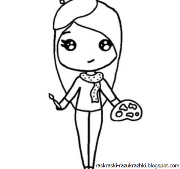Картинки для срисовки раскраски для девочек
