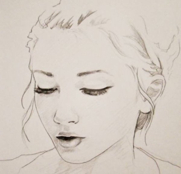 Набросок девушки
