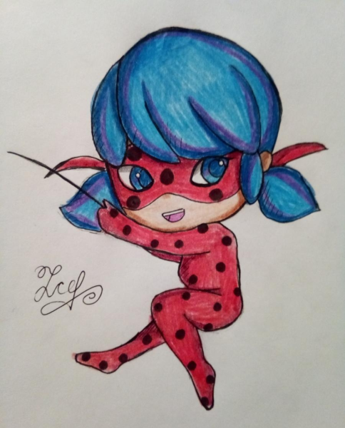 Леди баг для срисовки