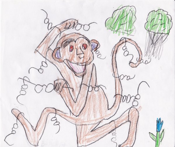 Обезьяна и очки