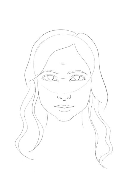 Порьретьмамы карандашом